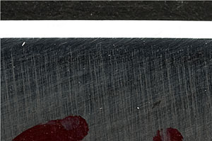 Showing MIRROR CUT'® edges have no visible 'Feather Edges' 